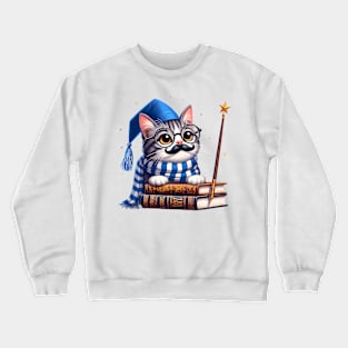 Nerdy Cat Crewneck Sweatshirt